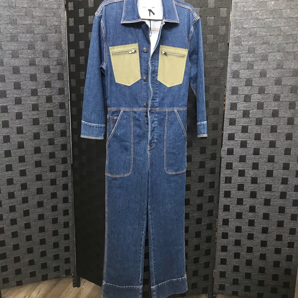 Current/Elliott denim jumpsuit